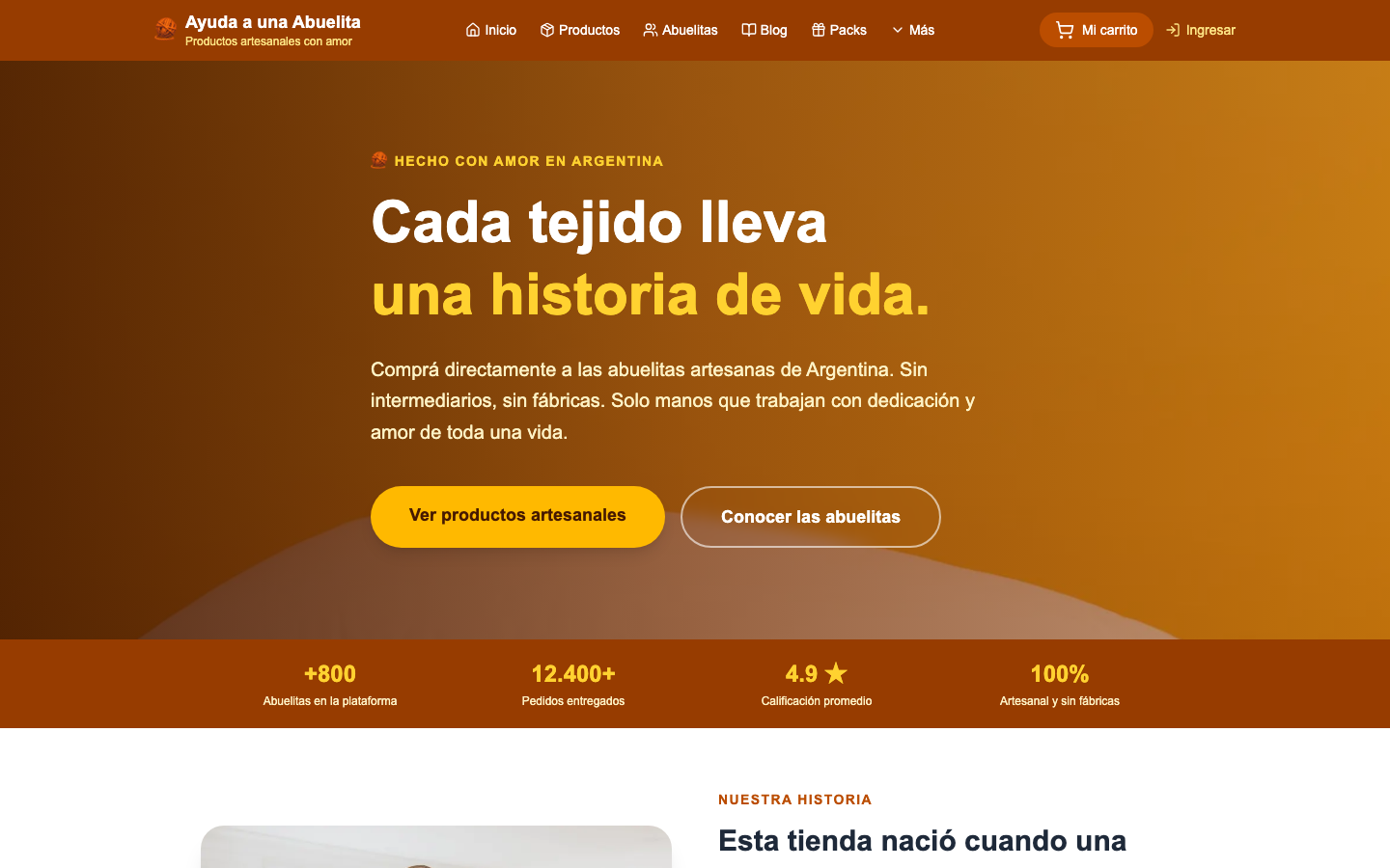 Ayuda a una Abuelita